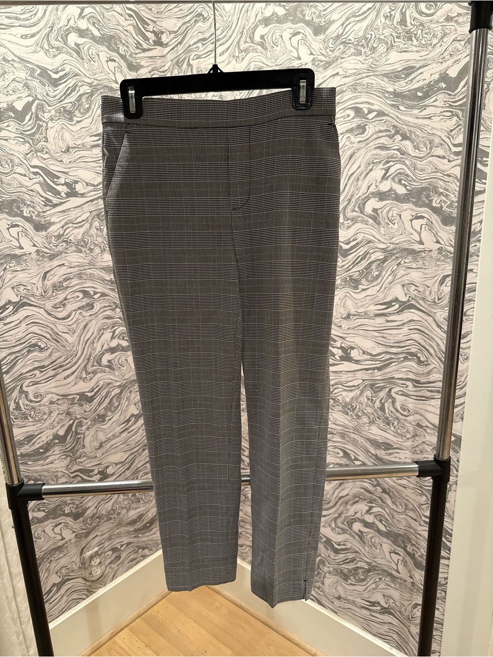 Banana Republic Women’s Gray Glen Plaid Dress Pants
